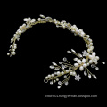 wholesale bridal floral handmade wedding hairband ladies hair accessories headband